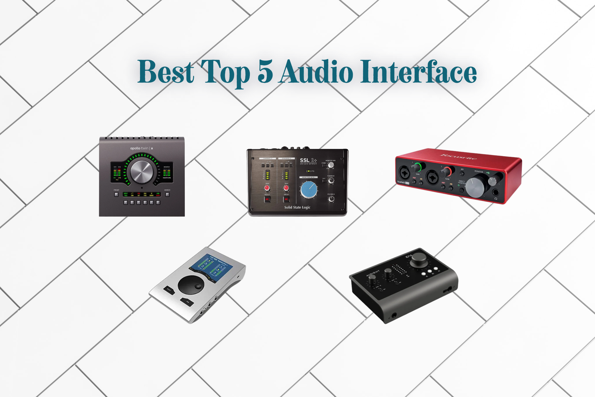 Top 5 audio interface 2023